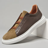 Matteo — Slip-On aus hochwertigem Wildleder und Leder