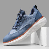 Sneaker Oxford aus geflochtenem Leder Vittorio