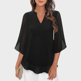 Marina | Elegante 3/4-Ärmel Bluse