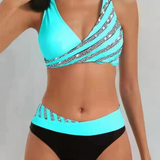 Bikini Mona - Druck in warmen Tönen