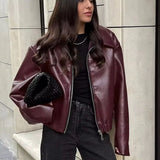 Lederjacke