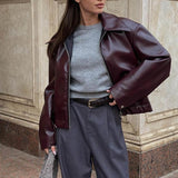 Lederjacke