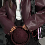 Lederjacke