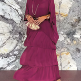 Lara | Elegantes Maxi-Fließkleid