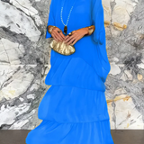 Lara | Elegantes Maxi-Fließkleid