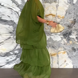 Lara | Elegantes Maxi-Fließkleid