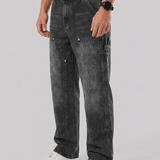 Fernando™ | Jeans Tadeo Carpenter - Grau Stone Washed