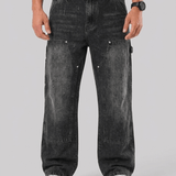 Fernando™ | Jeans Tadeo Carpenter - Grau Stone Washed