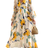 Celine | Damenkleid mit Blumenmuster