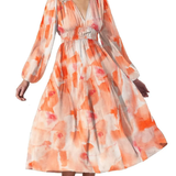 Celine | Damenkleid mit Blumenmuster