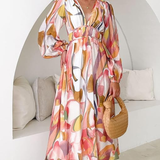 Celine | Damenkleid mit Blumenmuster