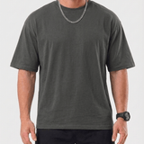 Costantino™ | Oversize T-Shirt Trevo - Elegantes Grau