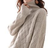 Valentina™| Pullover mit hohem Kragen