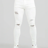 Vega Michele™ Zerrissene Jeans - Weiß