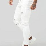 Vega Michele™ Zerrissene Jeans - Weiß