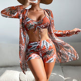 Laluna® | 3-teiliges Bikini-Set mit exklusivem Druck