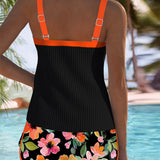 Laluna® | Elegantes Tankini-Set aus zwei Teilen