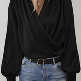 Quinn | Elegante V-Ausschnitt Bluse