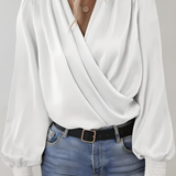 Quinn | Elegante V-Ausschnitt Bluse