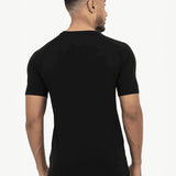 3er-Pack Schwarze T-Shirts Aleano - Essentials Set