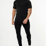 Fabrizio™ | T-shirt Fit Aleano - Schwarz