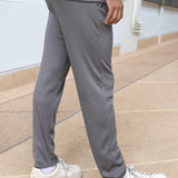 Gianluca™ | Bailey Cordhosen in Grau