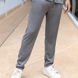 Gianluca™ | Bailey Cordhosen in Grau