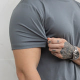 Emanuele™ | T-Shirt Evano - Elegant Dunkelgrau