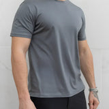 Emanuele™ | T-Shirt Evano - Elegant Dunkelgrau
