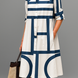 Virtudes | Sofistiziertes Midi-Kleid