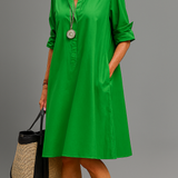 Remedios | Sophistiziertes Midi-Kleid