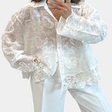 Iris | Verspielte Bluse im Wild-Design