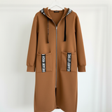 Marina - Lange Sweatshirt mit Kapuze