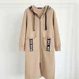 Marina - Lange Sweatshirt mit Kapuze