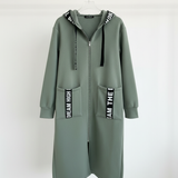 Marina - Lange Sweatshirt mit Kapuze