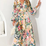 Celine | Damenkleid mit Blumenmuster