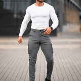 Massimo™ | Graue Stretch-Hosen