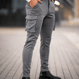 Massimo™ | Graue Stretch-Hosen