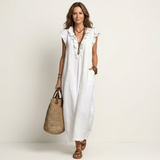 Giulia | Langes Kleid mit Volants
