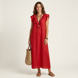 Giulia | Langes Kleid mit Volants
