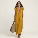 Giulia | Langes Kleid mit Volants