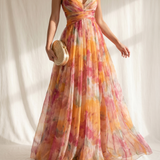 Giselle | Bezauberndes Maxikleid mit Blumenmuster