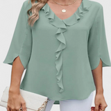 Annemiek | Elegante Bluse im lässigen Schnitt