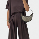Bianca | Lässiges Trista Outfit aus weichem Top und weitem Hosen