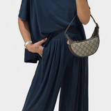 Bianca | Lässiges Trista Outfit aus weichem Top und weitem Hosen