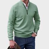 Malik | Eleganter Pullover mit Reißverschluss für Herren