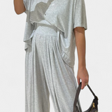 Bianca | Lässiges Trista Outfit aus weichem Top und weitem Hosen