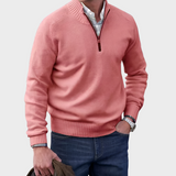 Malik | Eleganter Pullover mit Reißverschluss für Herren