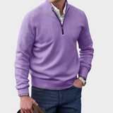 Malik | Eleganter Pullover mit Reißverschluss für Herren