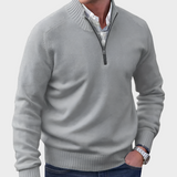 Malik | Eleganter Pullover mit Reißverschluss für Herren